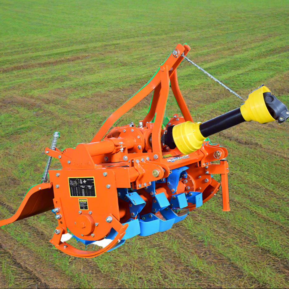 24 Blade Hybrid Rotavator – 4 Ft | Heavy Duty PTO Operated Tiller