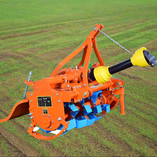 24 Blade Hybrid Rotavator – 4 Ft | Heavy Duty PTO Operated Tiller